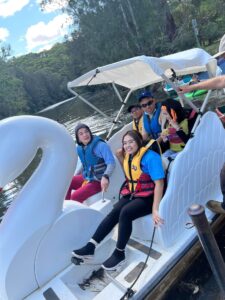 Lane Cove National Park - Swan Boat!